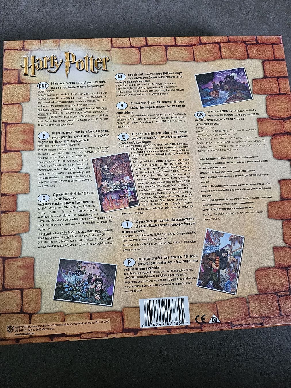 Puzzle: Puzzle Harry Potter 260 pièces + Magic Decoder. Comme neuf! – Usato da La Joux FR venduto da car_ck96 2