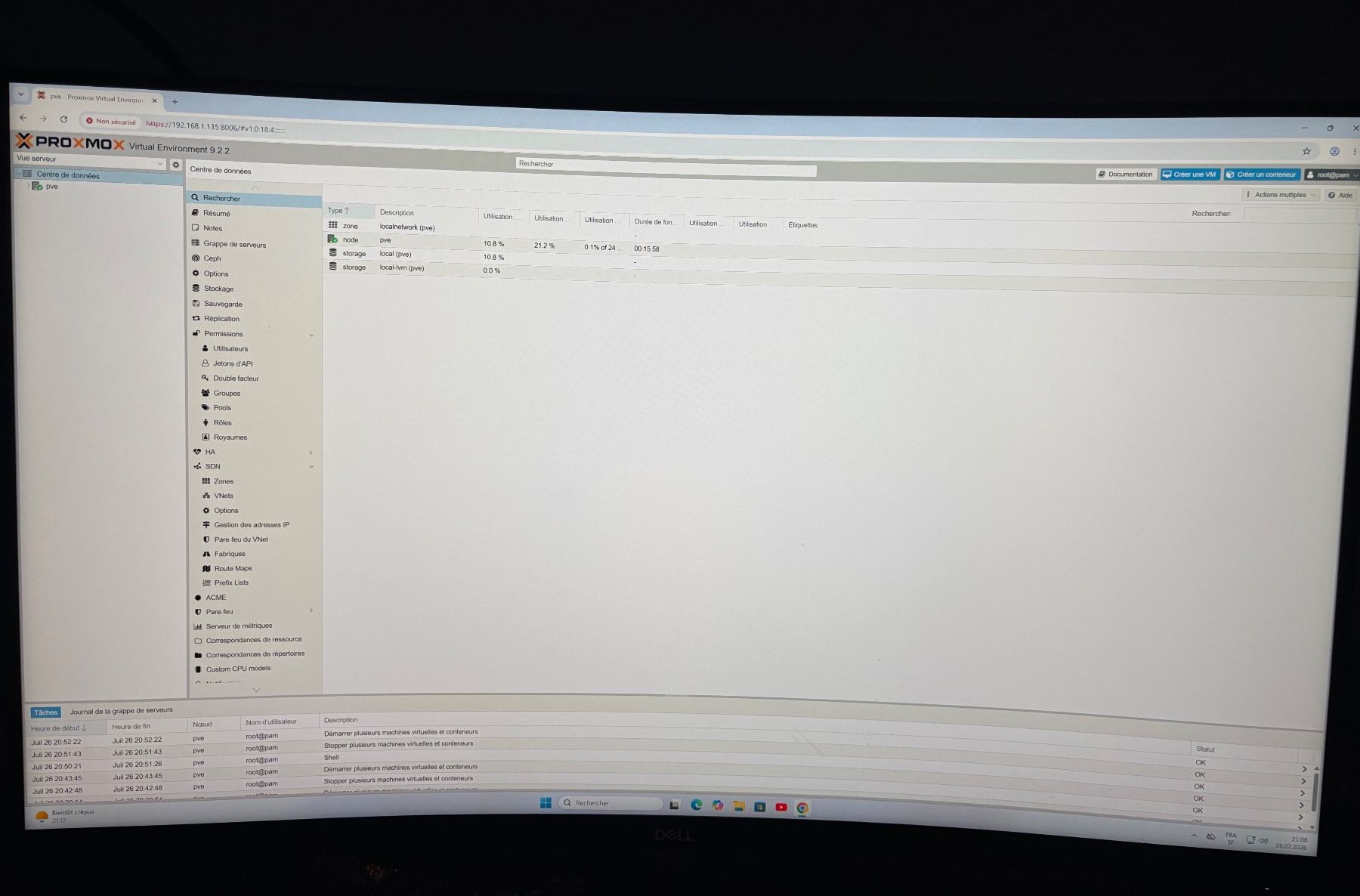 Intel PCs: Pc 12 cores  + 4 TB avec Proxmox – D'occasion à Marin-Epagnier par 221966 7
