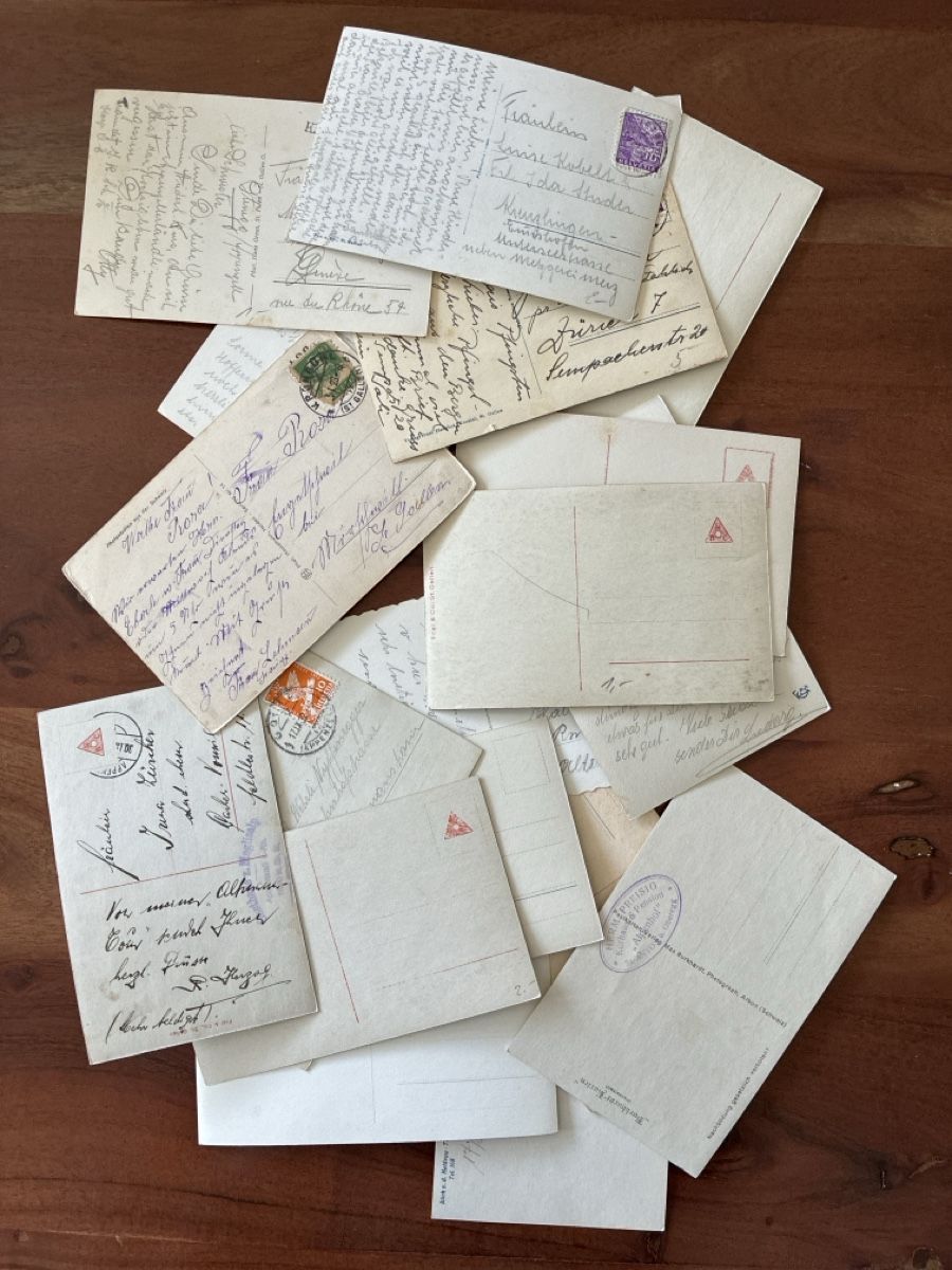 Cartoline postali: 55 Ansichtskarten Schweiz diverse Kanton Appenzell  – Usato da Oftringen venduto da Cla.vD.74 5