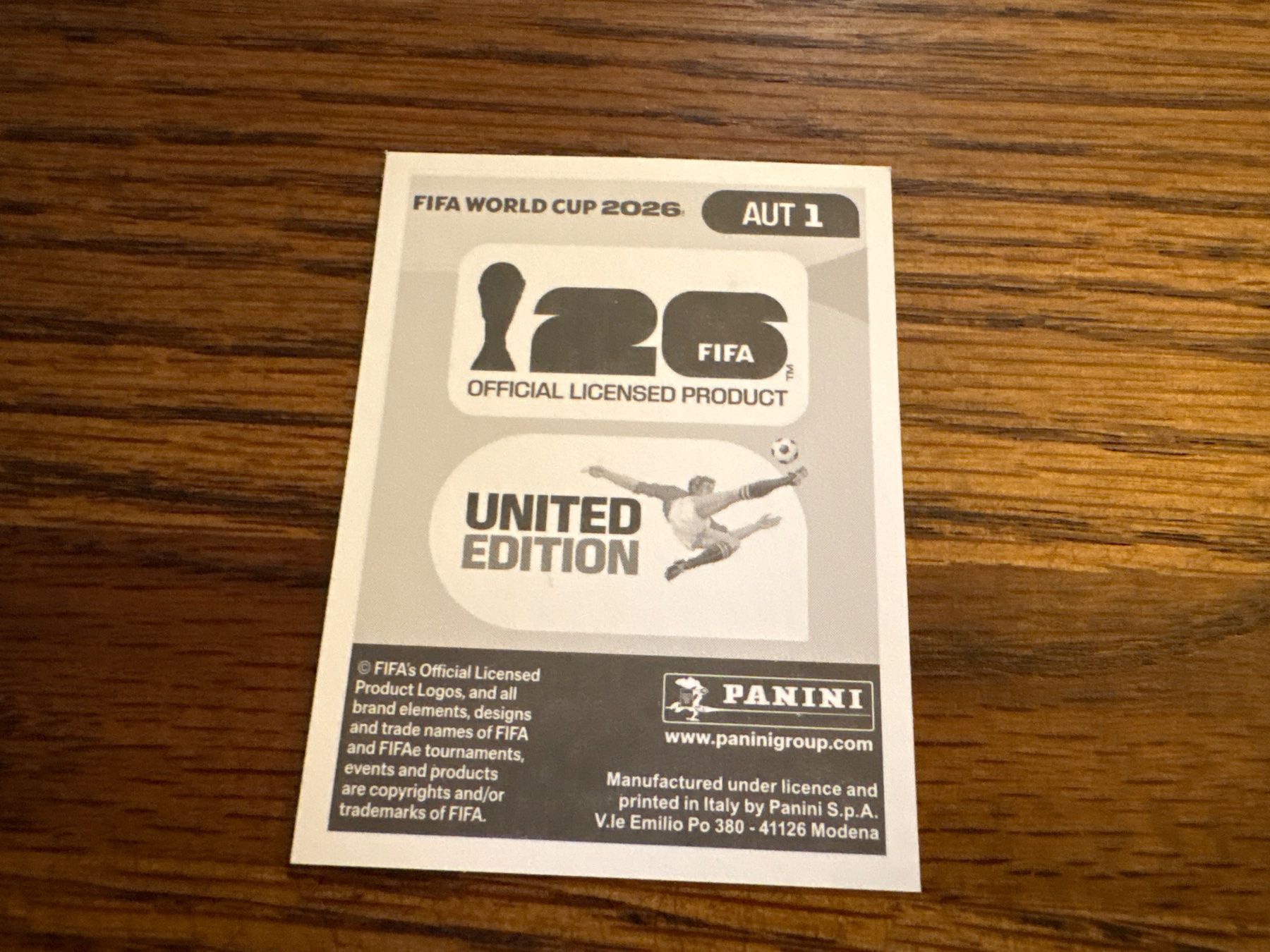 Panini Sammelbilder & Trading cards: Panini 2026 AUT 1 – Neu (gemäss Beschreibung) aus Elsau von Cerry81 1