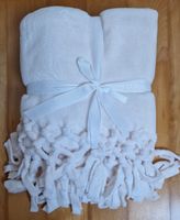 Decke,  anschmiegsame Kuscheldecke 130/170cm cremeweiss, NEU