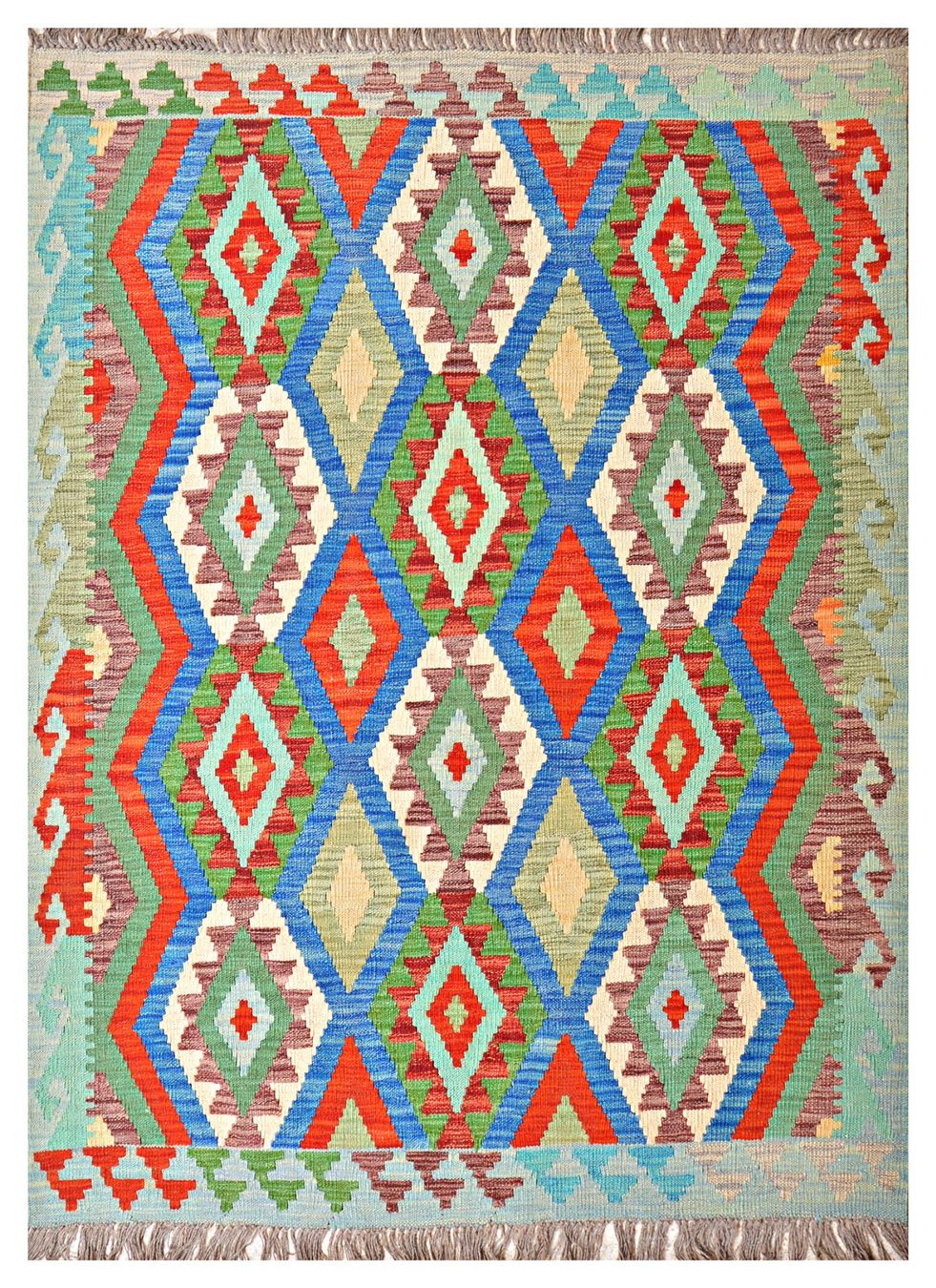 Kelim Tappeti: Oriente Kelim Teppich 150x200 Cm – Nuovo e nell'imballaggio originale da Lahore venduto da Fairways79 1