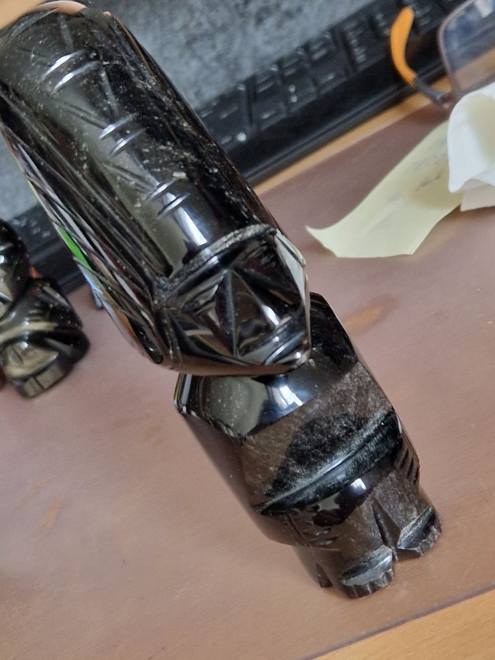 Sculture & Statue: OBSIDIENNE ARGENTÉE  16 cm – Nuovo (secondo la descrizione) da SAXON venduto da Mariposita1428 5