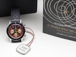 Nivada Grenchen Chronoking "Paul Newman"