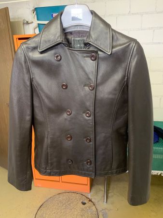 1 braunLeder Damejacke QUADRO grösse 38