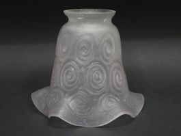 Vintage Glas Lampenschirm Jugendstil Lampe Tulpe