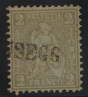 CH - Sitz. Helvetia - Zst. Nr. 30 - Stabst. Spisegg AI