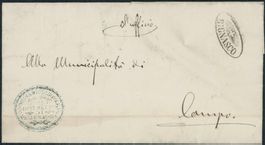 TI Bignasco - Strahlenstempel - Brief