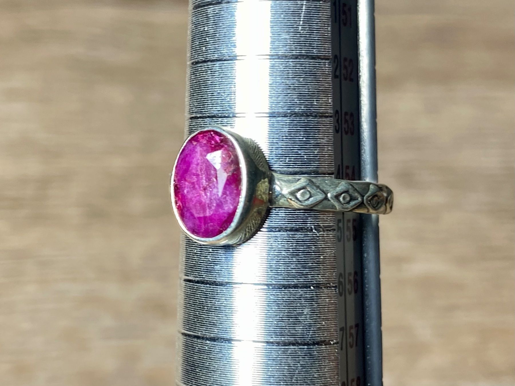 Anelli: natürlicher Rubin - 925 Silber Ring orientalisch – Nuovo e nell'imballaggio originale da Laax venduto da Kiki_Kingdom3 9