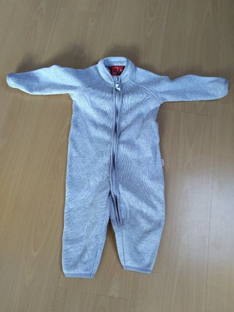 Reima Fleece Overall grau Grösse 80 guter Zustand