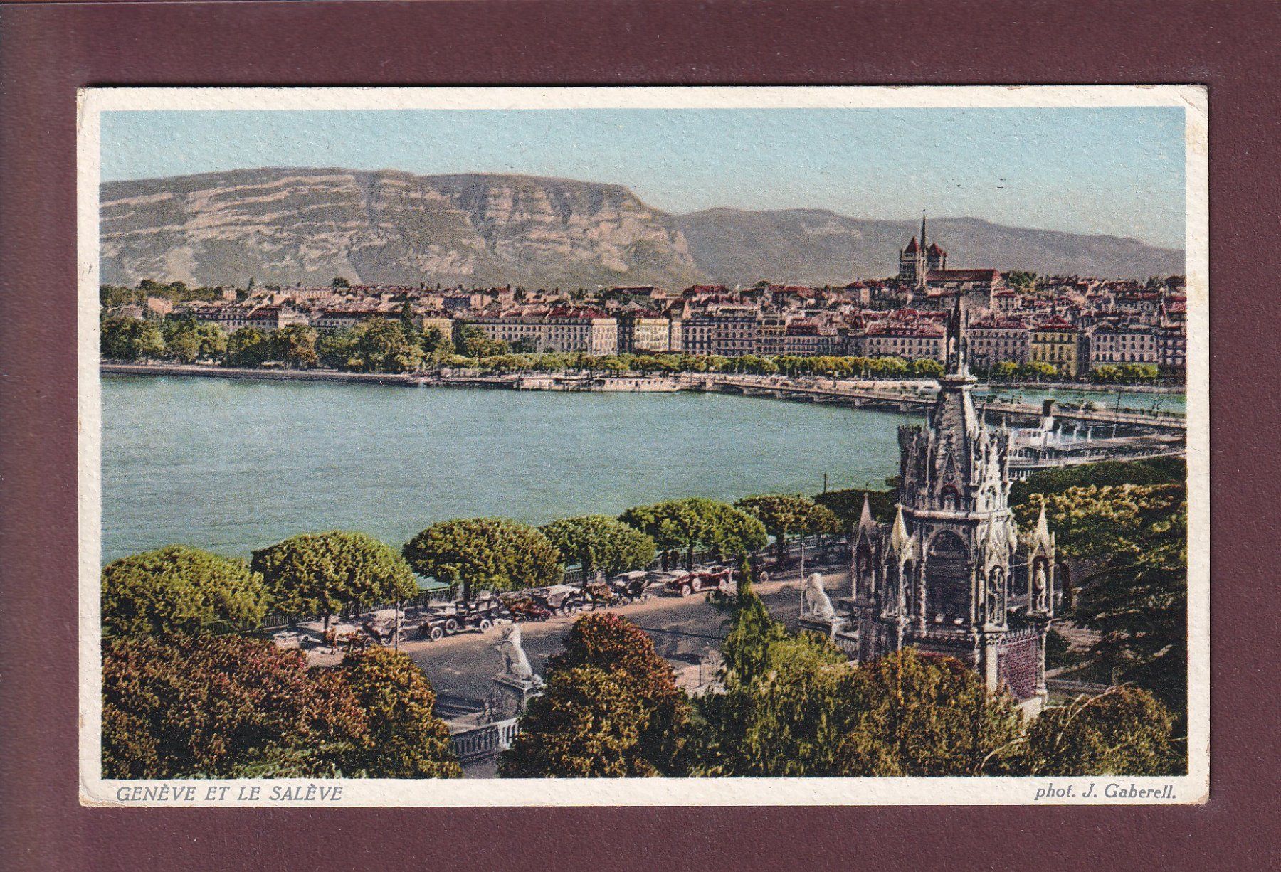 Cartoline postali: GENEVE et le Salève - 1930 – Usato da Pully venduto da nicecards-shop