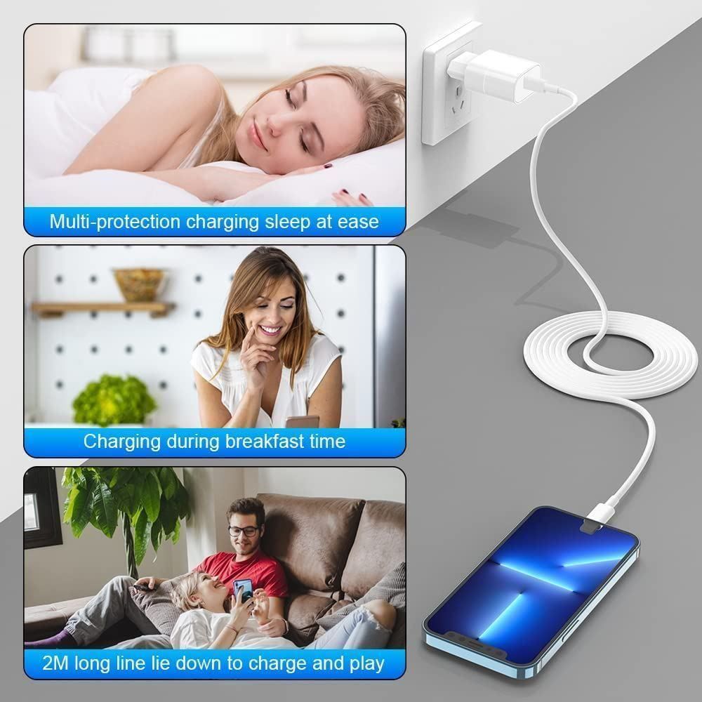 Caricabatterie: 2Paare iPhone Ladegerät&iPhone Ladekabel – Nuovo (secondo la descrizione) da Thun venduto da 365buy 1