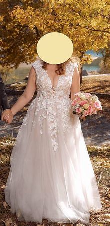 Brautkleid A-Linie Gr. 12 / Hochzeitskleid by Casablanca