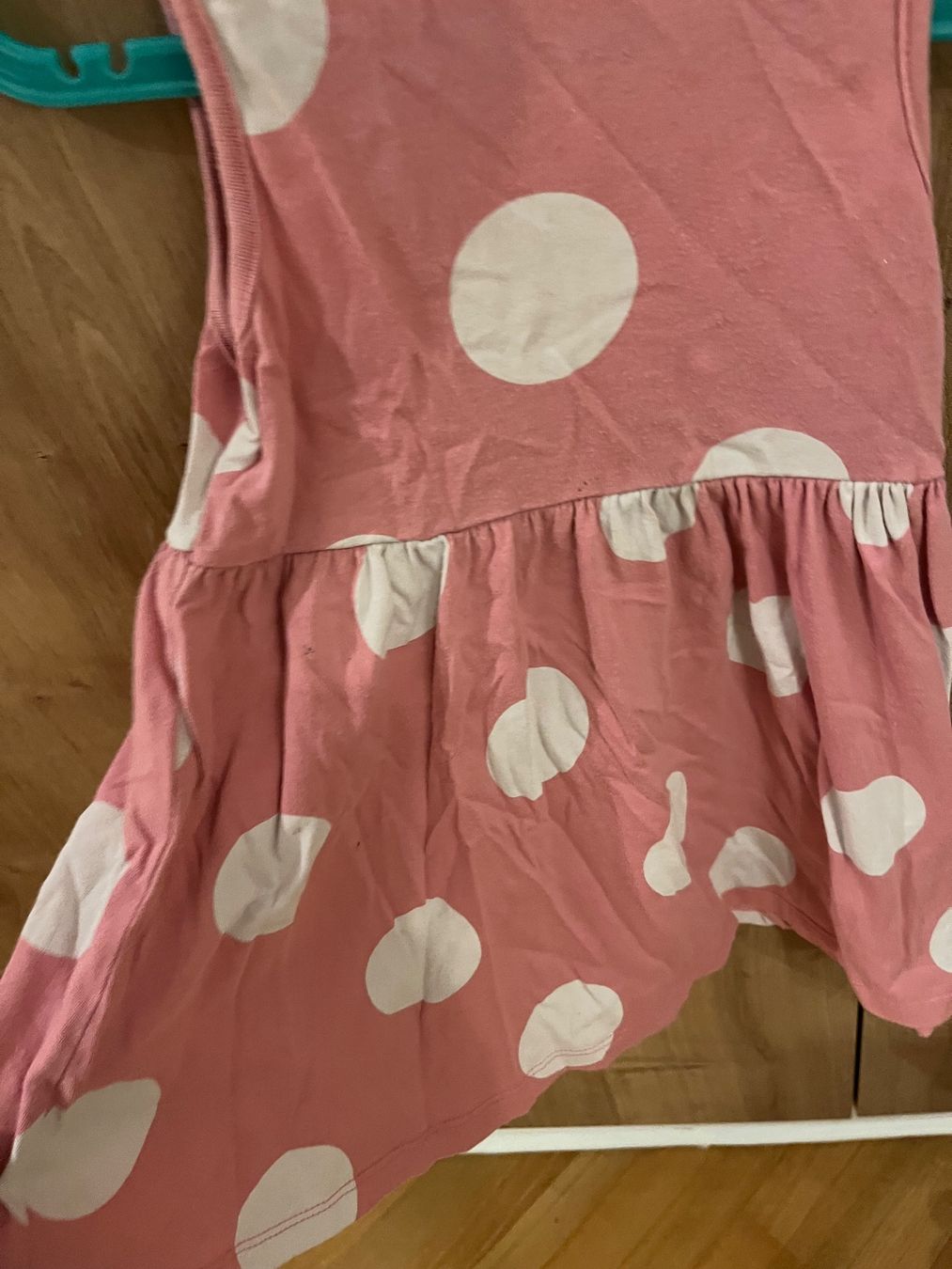 Vestiti & Gonne: rosa gepunktetes Kleid, Größe 98 – Usato da Umiken venduto da deb_57xk 1