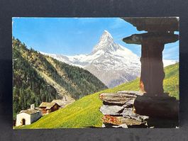 Zermatt, Findeln mit Matterhorn