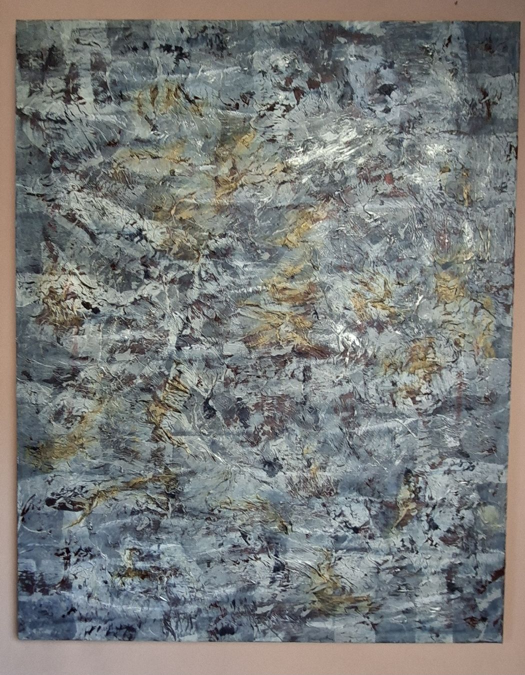 Dipinti: Gemälde " Eiszeit der Gefühle" handmade 80×100×4 – Nuovo (secondo la descrizione) da Riehen venduto da Steinbock1970 3