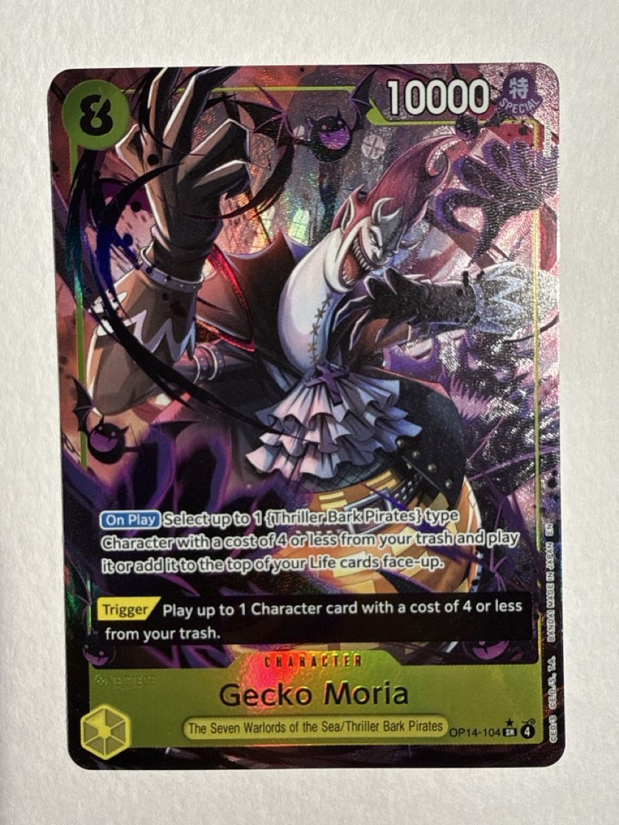Bandai Carte collezionabili: One Piece OP14-104 Gecko Moria – Nuovo (secondo la descrizione) da Dübendorf venduto da godpack 1