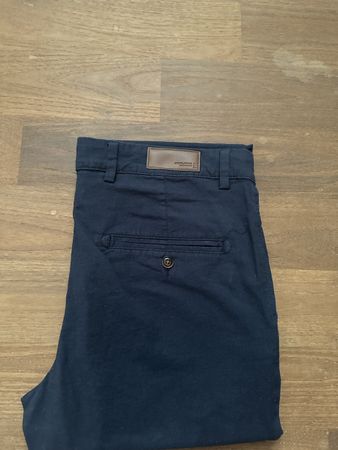 Chino Hose Jack & Jones Slim Fit dunkelblau Grösse 32/34