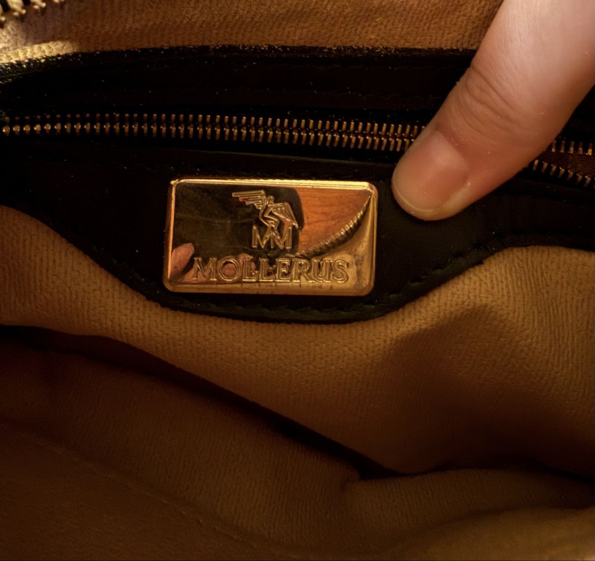 Maison Mollerus Borse da donna: Maison Mollerus Tasche Schwarz/Gold – Usato da Pfäffikon ZH venduto da J.R.1989 4