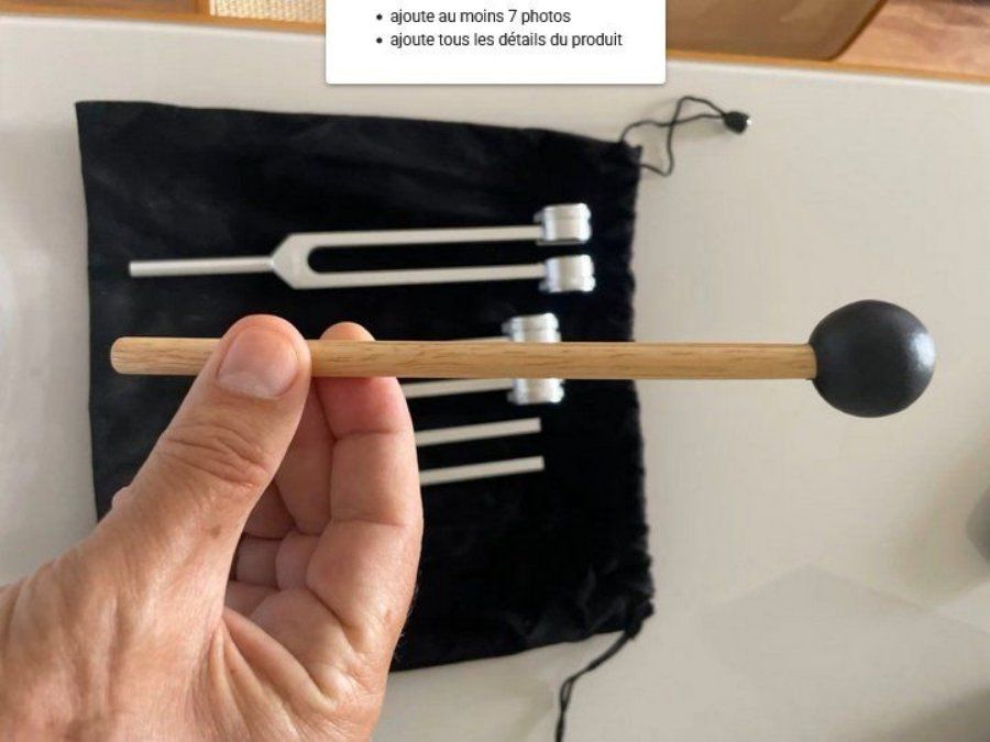 Dispositivi per massaggi: Stimmgabel-Set, 128Hz, 256Hz, 512 Hz - Diapason – Nuovo e nell'imballaggio originale da Bremblens venduto da LOVA-MUSICA-SHOP 3