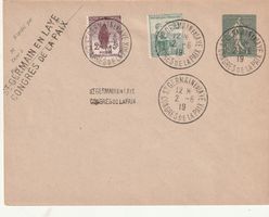 Frankreich GS-Brief mit Zusatzfrankatur