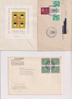 Frühe Briefmarkenausst. und Vignetten !!