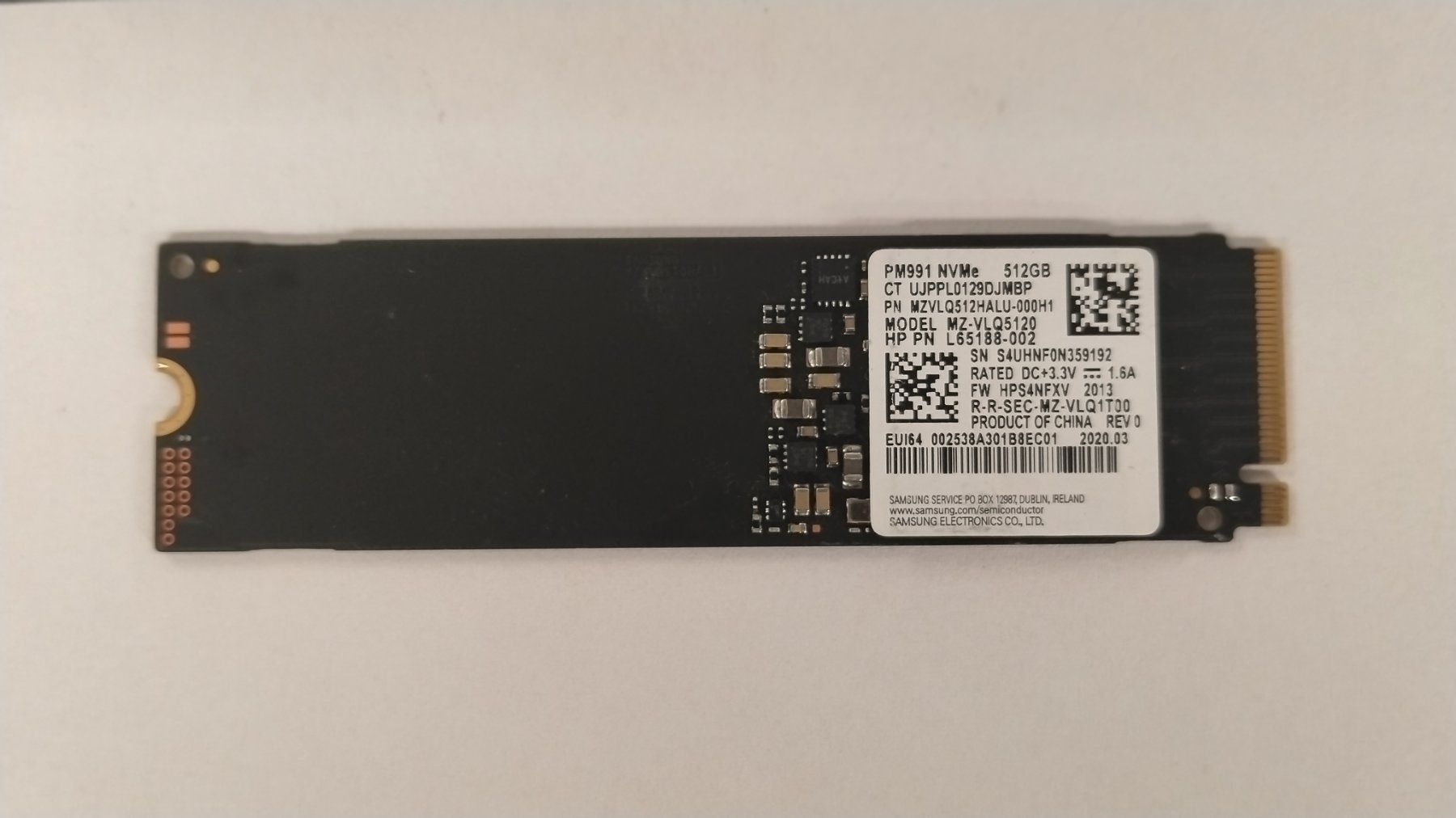 Samsung Dischi rigidi: Samsung SSD PM991 512GB NVMe M.2 – Usato da Wallisellen venduto da mic_gg2g