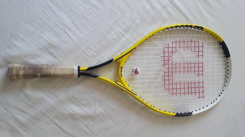Racchette: Raquette de Tennis Wilson jaune – Usato da Bôle venduto da Benedetto72 1