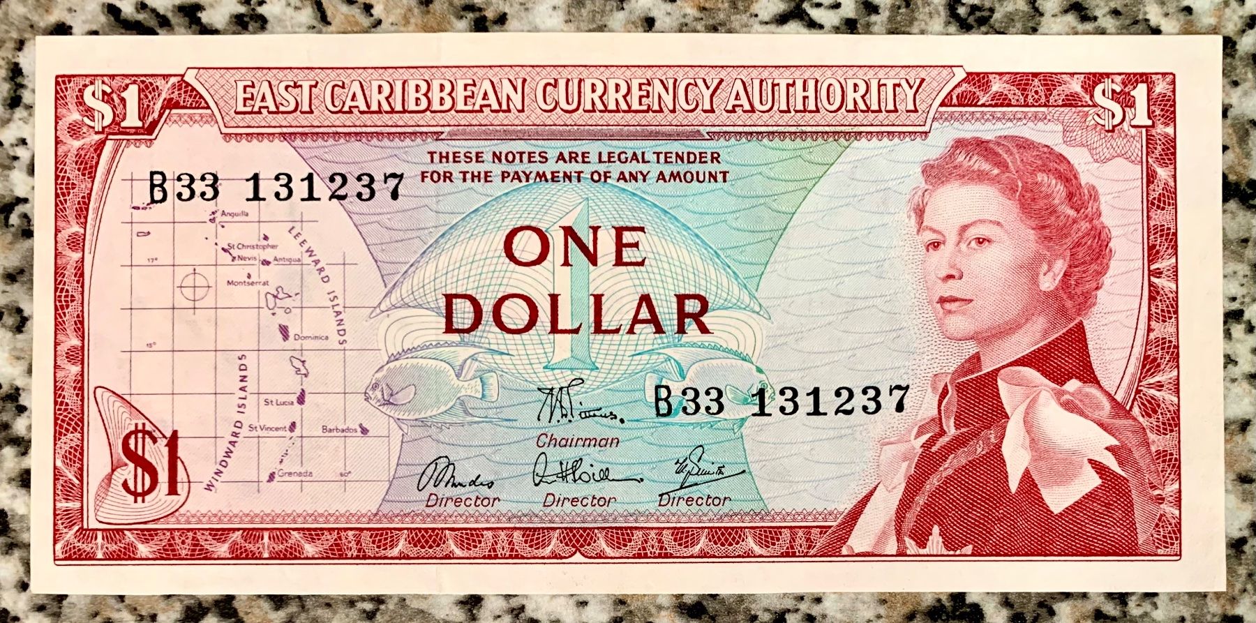 Banknoten: 1 Dollar Caribbean 1965!!! Selten!!! – Gebraucht aus Oberentfelden von NunoLouro
