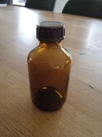 Braunglas  mit Schraubverschluss 150 ml