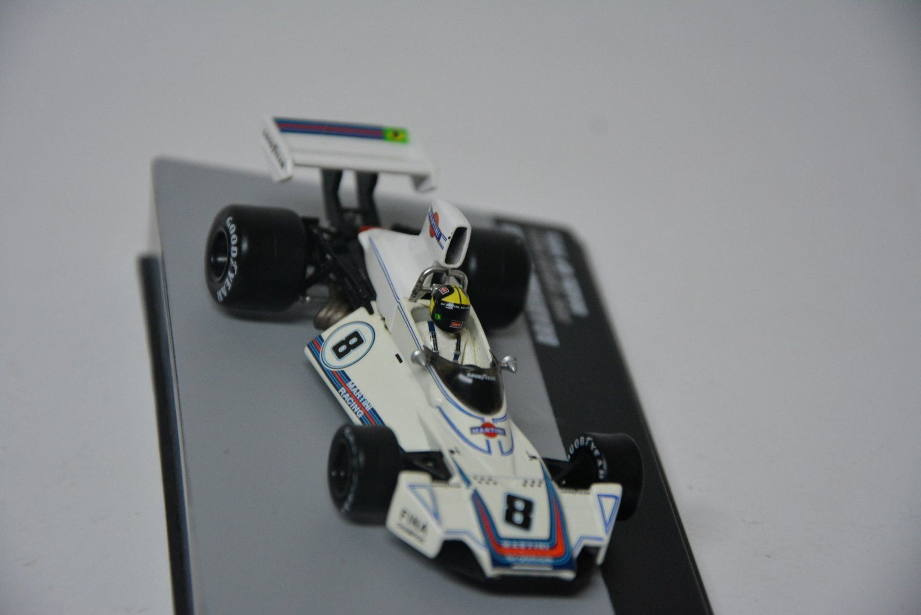Martini Modellini d'auto: Brabham BT44B  Martini G.P. 1975 , 1:43 – Nuovo e nell'imballaggio originale da Goldach venduto da Feivel9 3