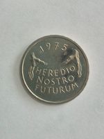 Schweizer 5-Franken-Gedenkmünze Heredio Nostro Futurum 1975