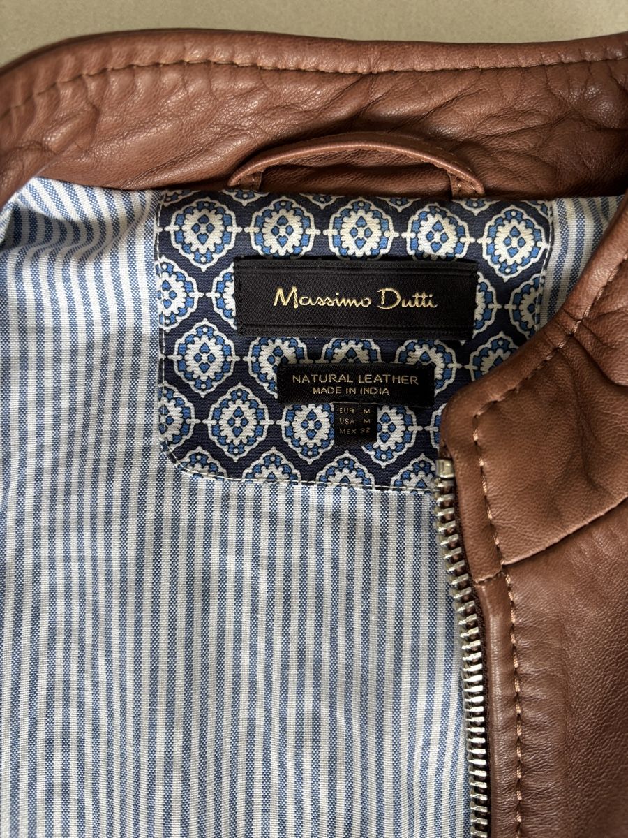 Giacche: Massimo Dutti Lederjacke, braun Gr M – Usato da Chur venduto da swissklexx 3