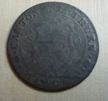 1 Batzen 1809, Solothurn, Rs. ohne Wertzahl 10, ss