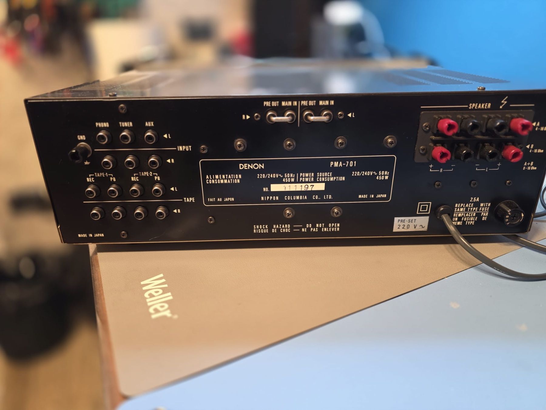 Denon Amplificatori: Denon PMA-701 Verstarker - Amplifier – Usato da Camorino venduto da phonotech 3