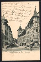 Schaffhausen a. Rh., Strassenpartie in d