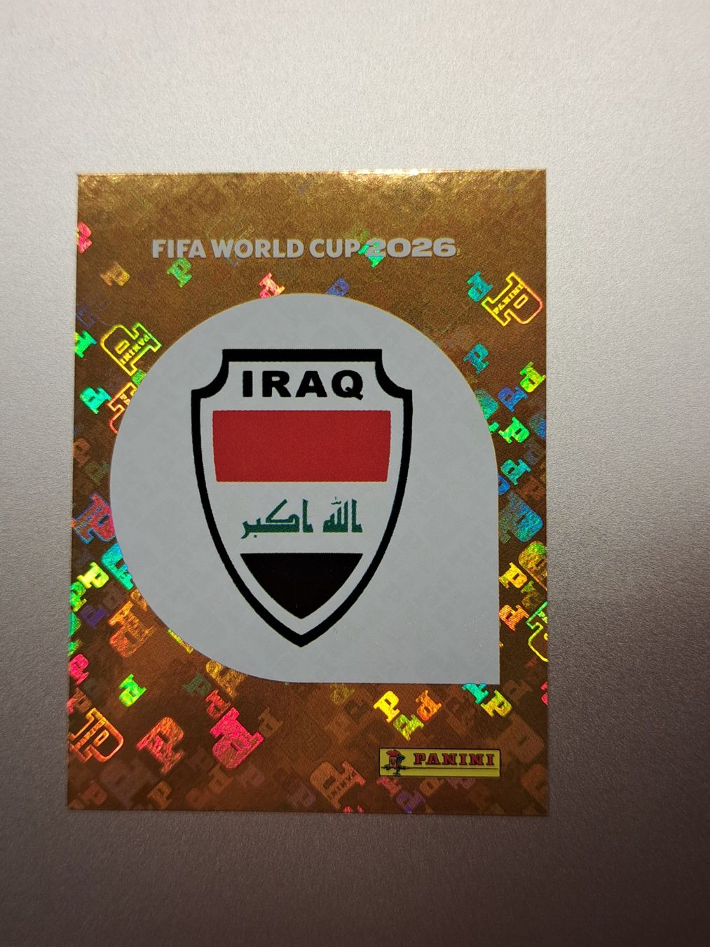 Panini Sammelbilder & Trading cards: WM26 Panini Iraq – Neu (gemäss Beschreibung) aus Au ZH von Paninifieber26