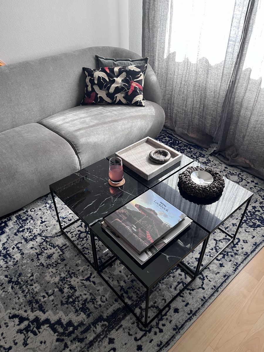 Westwing Tavoli: Beistelltische mit Marmorplatte 4er Set – Usato da Grabs venduto da Meerschweinchen81 1