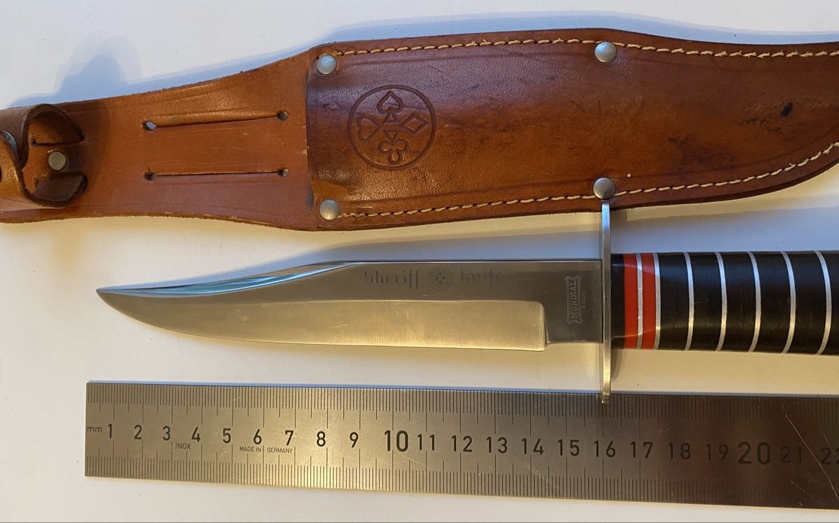 Accessori: Mundial Messer mit Lederscheide – Nuovo (secondo la descrizione) da Allschwil venduto da Deal_Tiger99 5