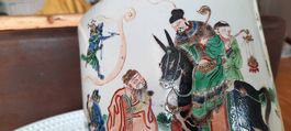 Grand bitong famille verte, collection chinoise
