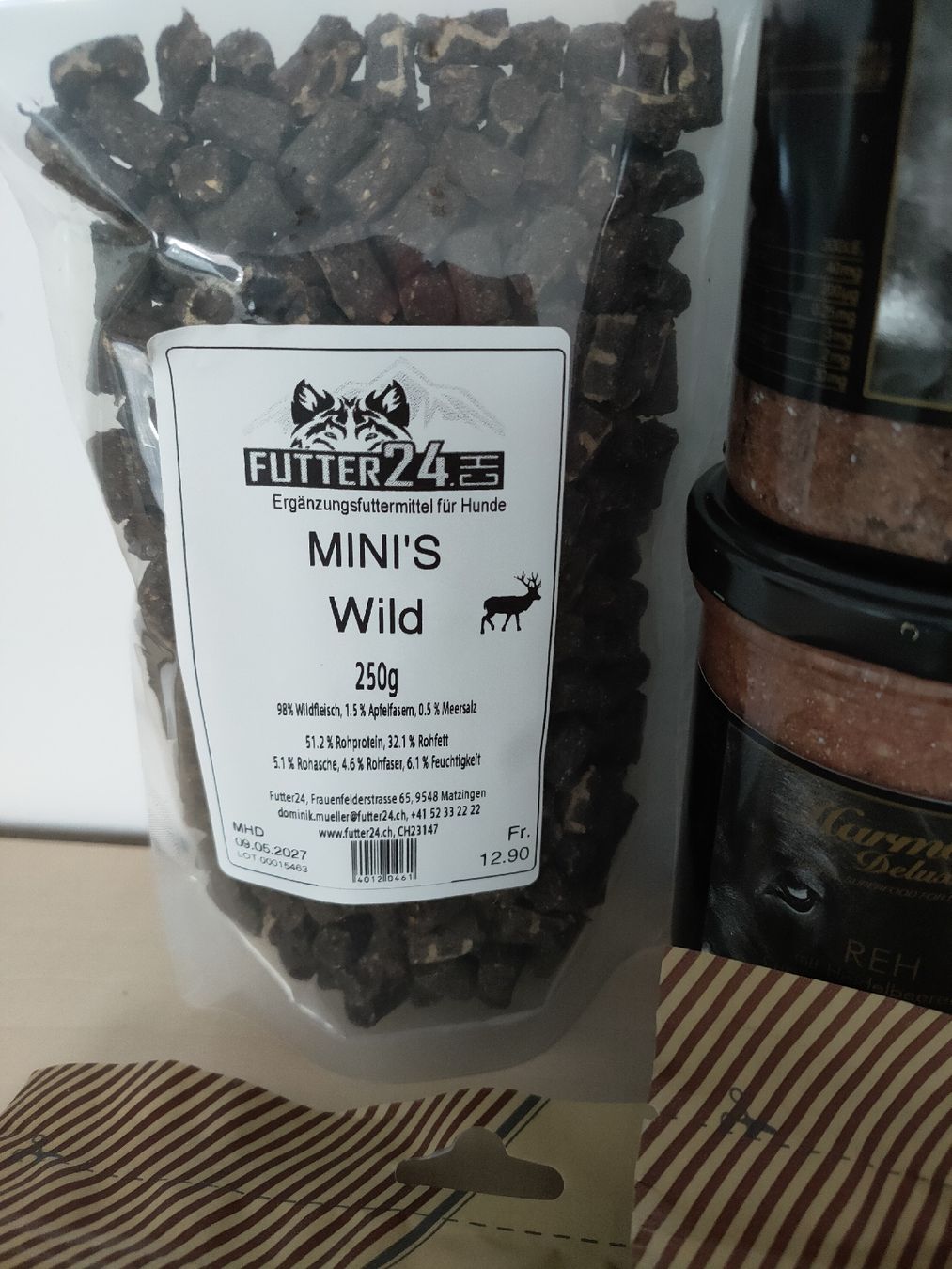 Mangimi: Hundefutter Lakefields Reh / Hirsch Kausnäck/Leckerli – Nuovo e nell'imballaggio originale da Flaach venduto da Bobby777 2