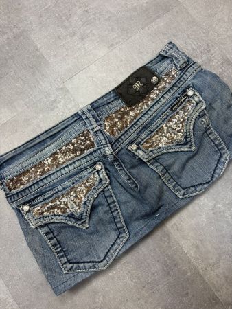 Vintage Miss Me Denim Rock (L)