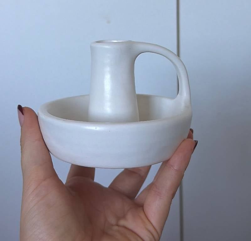 Kerzenständer: Kerzenständer weiss – Gebraucht aus Bern von sshueli
