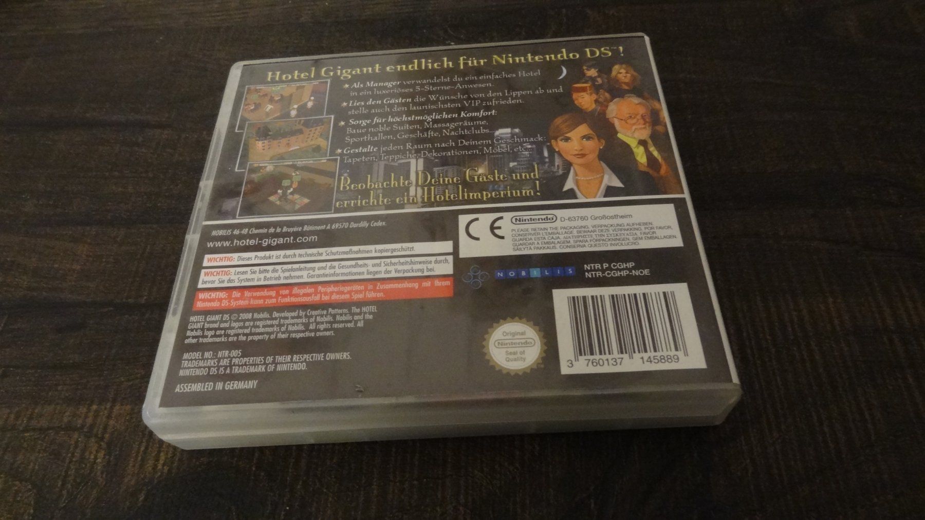 Nintendo Giochi: Hotel Gigant DS – Usato da Olten venduto da Disc-Ausverkauf 2