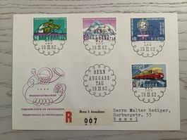 1962 FDC Werbemarken