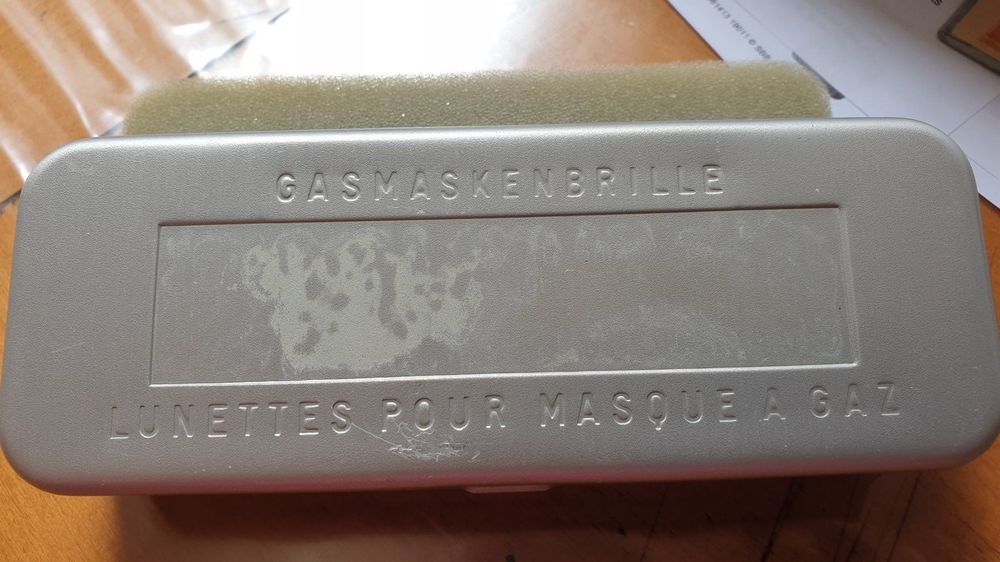 Verres de rechange pour masque à gaz