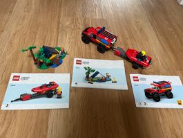 Lego City Feuerwehrgeländewagen mit Rettungsboot