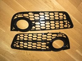 Front Bumper Grille Set Black Honeycomb New audi A5 bis 2011