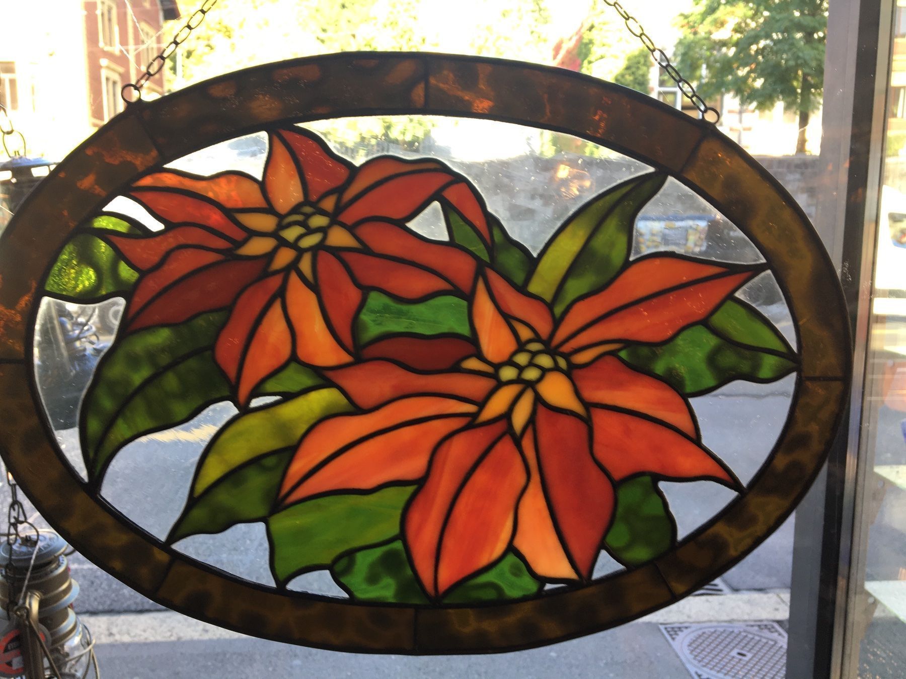 Tutte le decorazioni: Tiffany Fensterbild "Dahlien" – Usato da St. Gallen venduto da matasurf 4