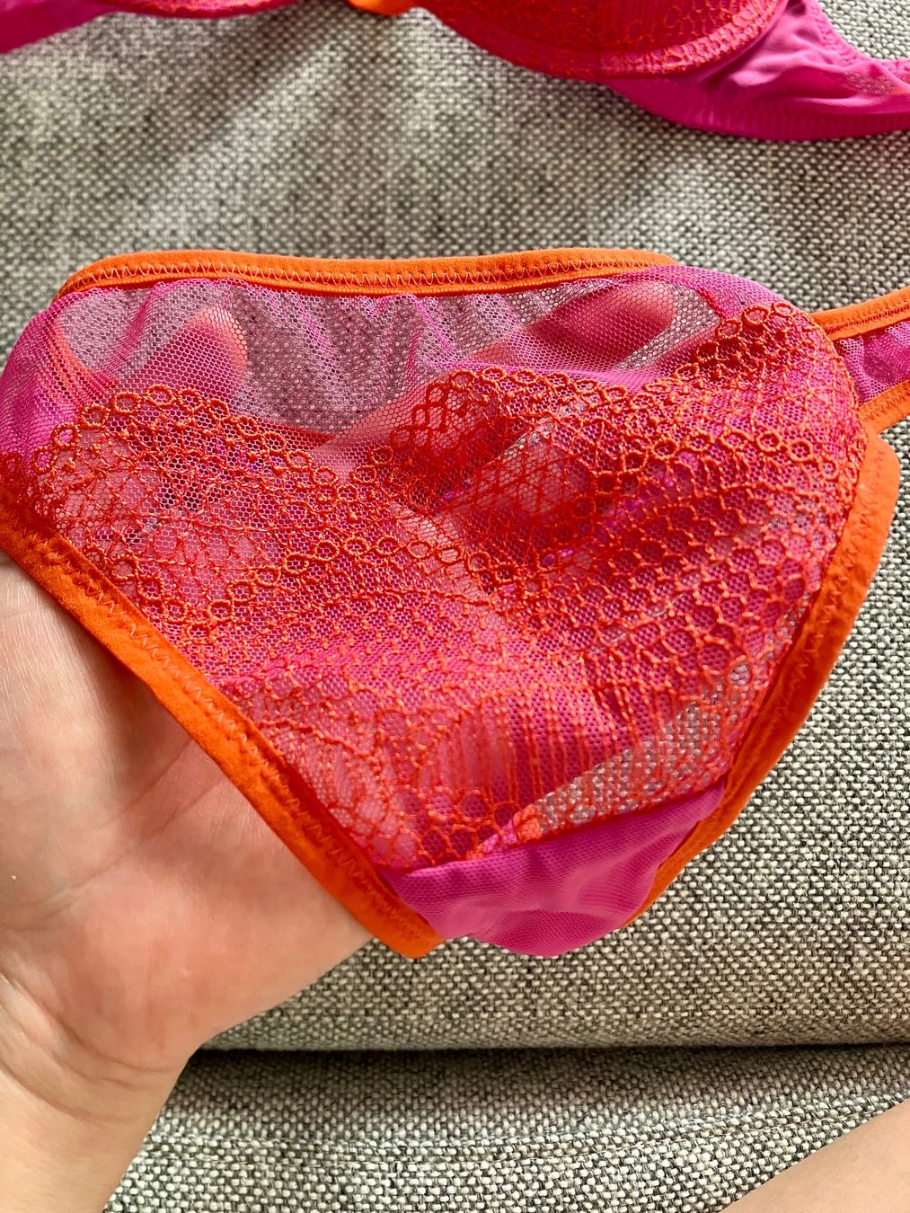 La Perla Altra biancheria intima: La Perla Studio String, Pink / Orange, Gr. S – Usato da Zürich venduto da mou_j96c 6